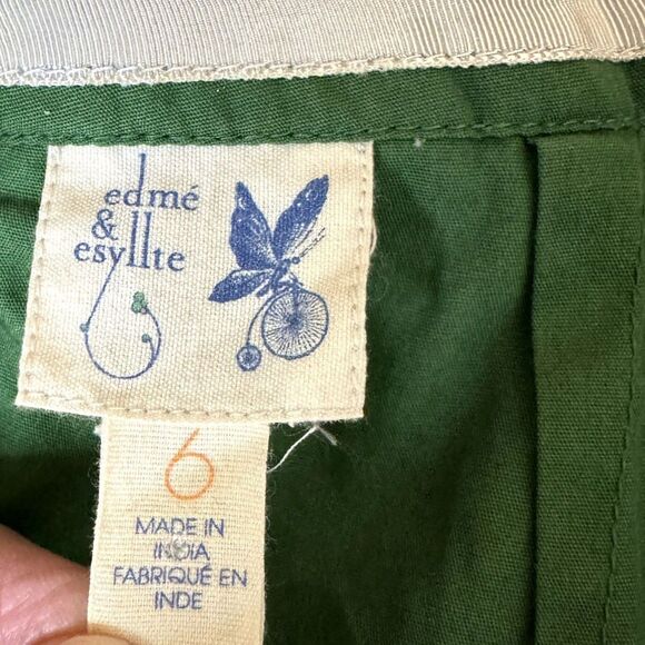 Edme & Esyllte Anthropologie Lace Pencil Skirt Cream 6 bv - Picture 5 of 7